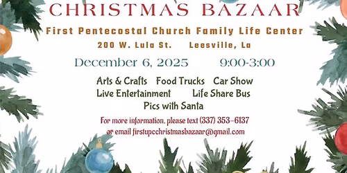 FUPC Christmas Bazaar