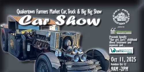 East Penn Modifiers Club & Quakertown Farmers Market Fall Car, Truck, Motorcycle, & Big Rig Show
