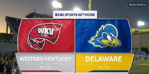 Delaware Blue Hens at Western Kentucky Hilltoppers Football at Houchens Industries-L.T. Smith Stadium