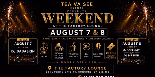 Tea Va See Reunion: August 7 & 8