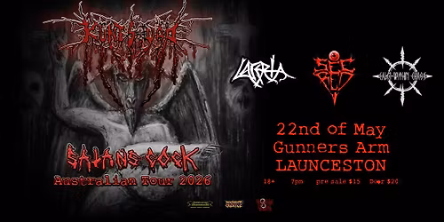 Kuntsquad (VIC) w\/ Lacerta I See Red (EP launch show) & Calm Within Chaos (Return Shows)