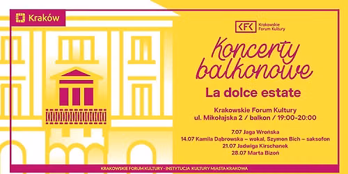 Koncerty balkonowe | La dolce estate