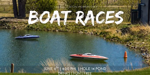 RC Boat Races at Hole 14