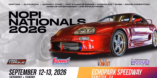 NOPI Nationals Motorsports Supershow 2026 - Atlanta