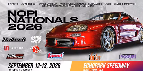 NOPI Nationals Motorsports Supershow 2026 - Atlanta