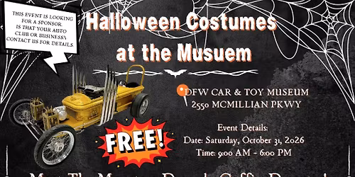 Halloween Costumes at the museum & meet The Munsters Dragula Coffin Dragster!