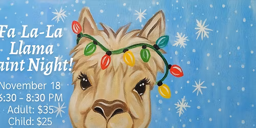 Fa-la-Llama painting party