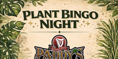 Paddy's Irish Pub- Plant Bingo