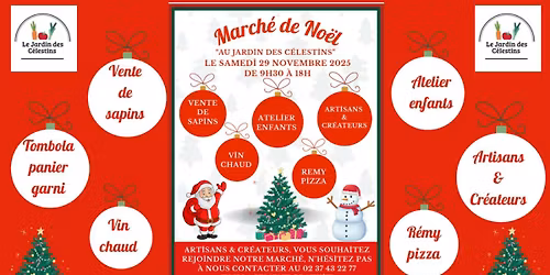 Le Jardin des C\u00e9l\u00e9stins f\u00eate No\u00ebl \ud83c\udf85