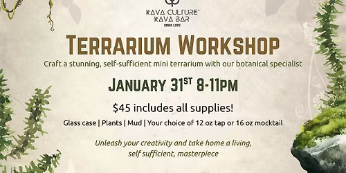 Terrarium Workshop