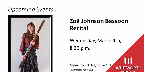 Zo\u00eb Johnson Bassoon Recital
