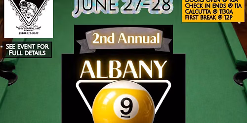 Albany's 2nd Annual 9-Ball Open