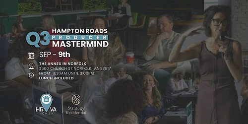 Hampton Roads Producer Mastermind | Q3 2026