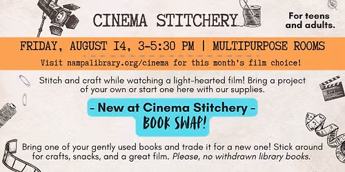 Cinema Stitchery - August