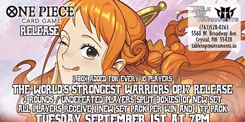 OPTCG Release: The World's Strongest Warriors OP17