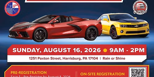 Turner Chevrolet - Corvette & Camaro Show - Central PA Corvette Club (Benefits The Caring Cupboard)