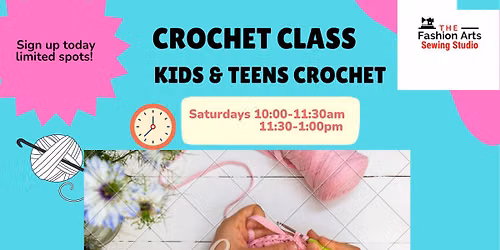 Crochet Classes ages 6 &up