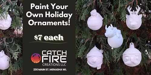 \ud83c\udf84\u2728 ALL AGES $7 Painting Project - Christmas Bulbs!