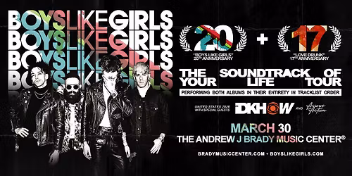 BOYS LIKE GIRLS - The Soundtrack Of Your Life Tour with iDKHOW and Arrows in Action