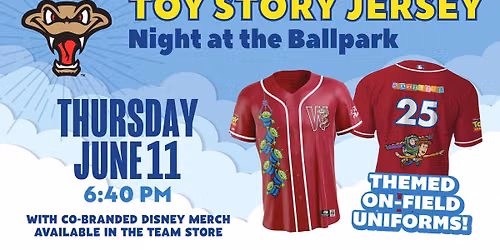 Toy Story Jersey Night — 2400 N Casaloma Dr, Appleton, WI, United States, Wisconsin 54913
