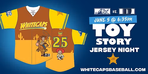 Toy Story Jersey Night at the Whitecaps!