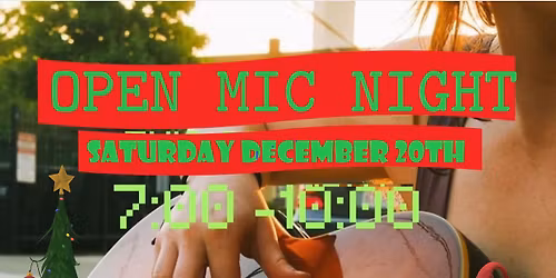 Open Mic Night - Spoken  Word, Comedy and Music hosted by Goose