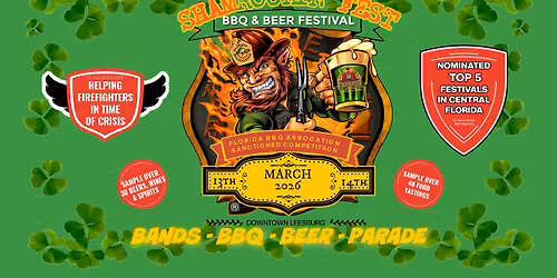 Shamrockin Fest BBQ & Beer Festival - March 13th & 14th - Leesburg, FL