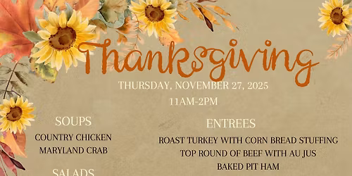 Thanksgiving at The Holiday Inn Martinsburg