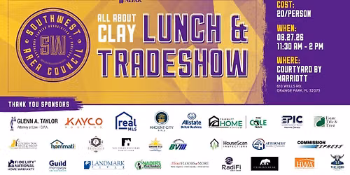 Southwest Area Council - All About Clay Lunch & Tradeshow