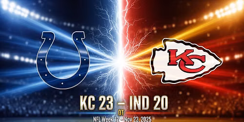 Indianapolis Colts at Kansas City Chiefs at Arrowhead Stadium
