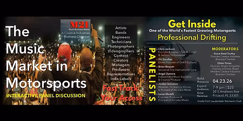 The Music Market in Motorsports: An Interactive Panel Discussion