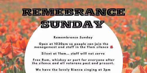 Remembrance Sunday \ud83c\udf3a