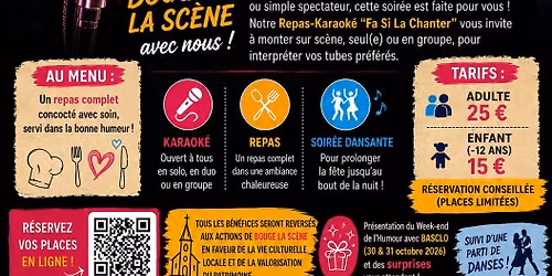 Repas-Karaok\u00e9 \u00ab Fa Si La Chanter \u00bb