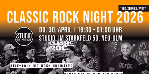 CLASSIC ROCK NIGHT  Live-Talk & Classic Rock Party