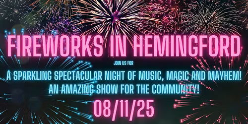 Fireworks in Hemingford 2025