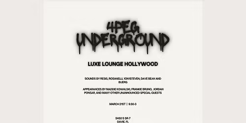 4PEG Spring Break EDM Take Over