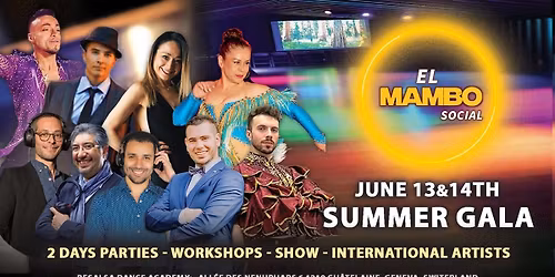 El Mambo Social: Summer Gala - 13&14 June