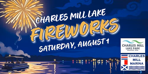 Fireworks on Charles Mill Lake