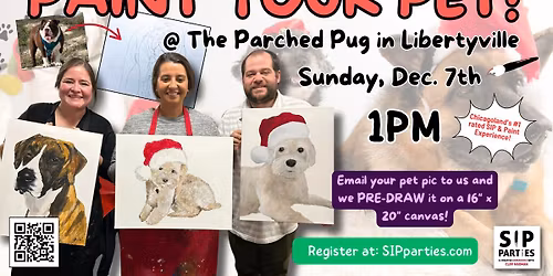 Paint your Pet at the Parched Pug!