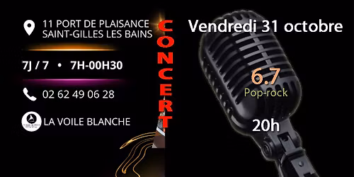6.7 en concert \u00e0 la Voile Blanche - Halloween