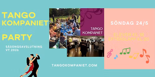 Tangokompaniet Party vt 2026