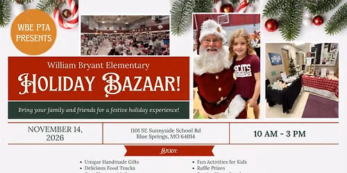 WBE Holiday Bazaar 2026!