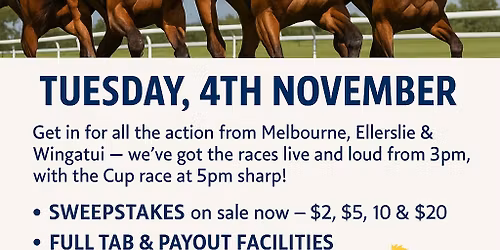 \ud83d\udc0e Melbourne Cup Day at The Woody! \ud83e\udd42