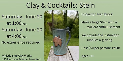 Clay & Cocktails - Stein  