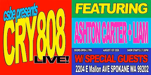 CSBE PRESENTS CRY808 LIVE!