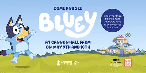 See Bluey at Cannon Hall Farm