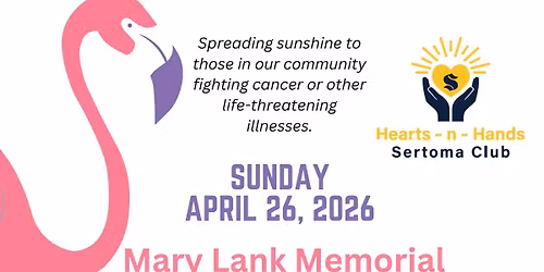 Mary Lank Memorial Flamingo CASH Bingo!