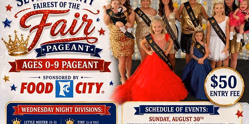 Sevier County Fairest of the Fair- 0-9 Pageant 