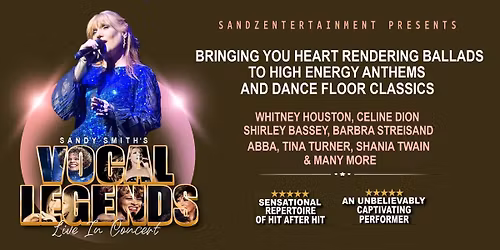 Vocal Legends live in concert - Faversham - 13th June 2026