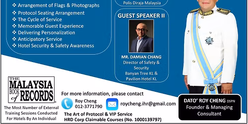 Public Training: The Art of Protocol & VIP Service